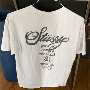 Stussy world tour tee